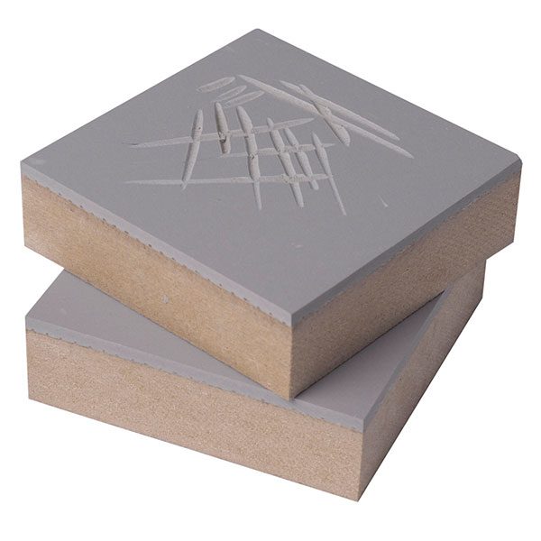 Essdee Linolschnittblock 75x75 mm 2 Stück