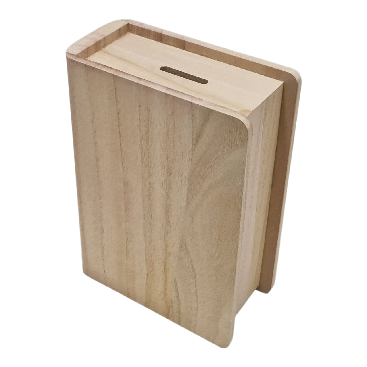 Paulownia Book-Shaped Money Box 14.8 x 7.1 x 20.1 cm