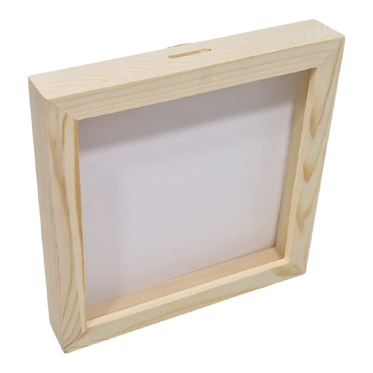 Spaarpot Plexiglas Groot 25,1 x 4,1  x 25,1 cm