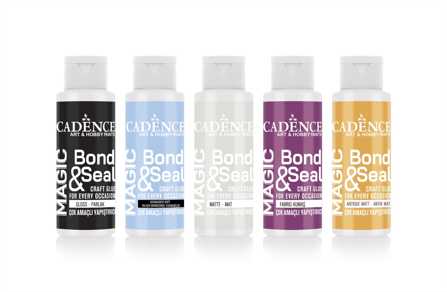 Cadence Magic Bond & Seal Kleberlack Set 5 Stück