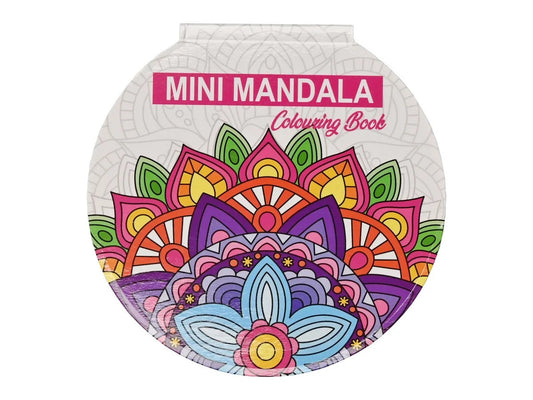 Wins Mini Mandala Kleurboek Rond Roze 12 x 12 cm