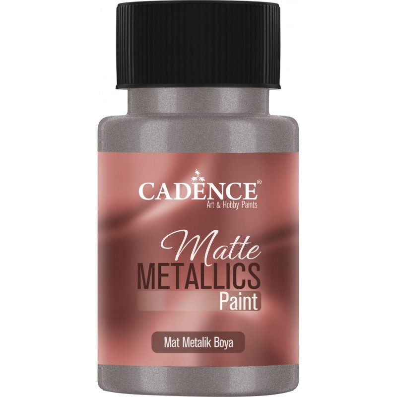 Cadence Matte Metallic Paint Antique Silver 50ml