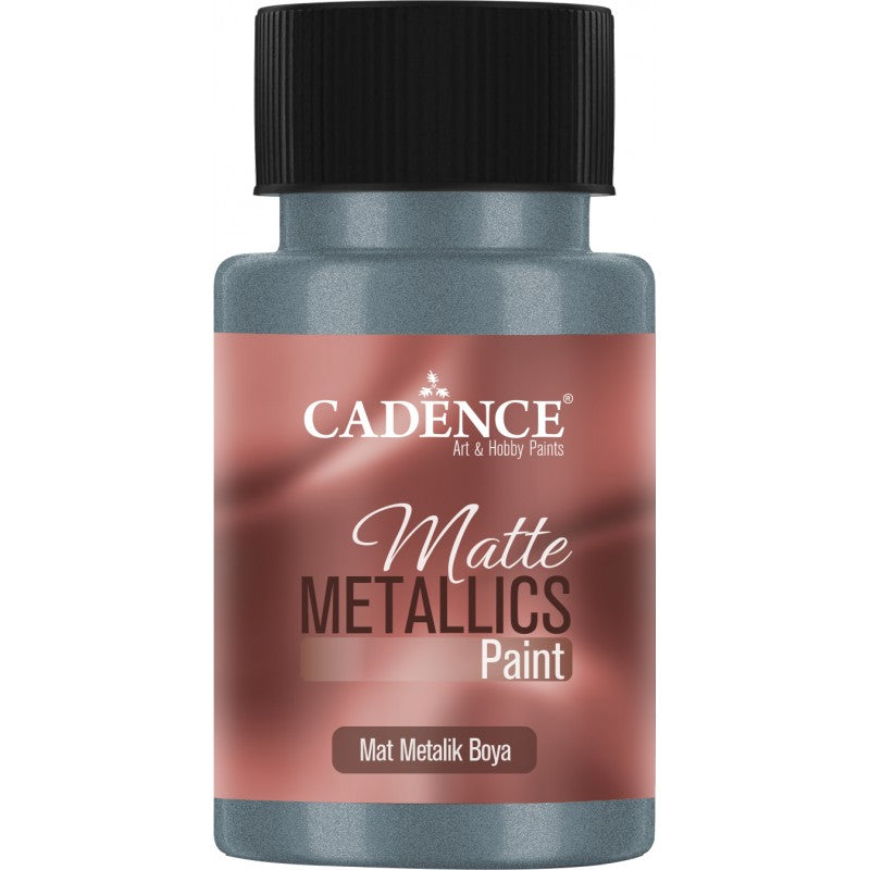Cadence Matte Metallic verf Zilver Blauw 50ml