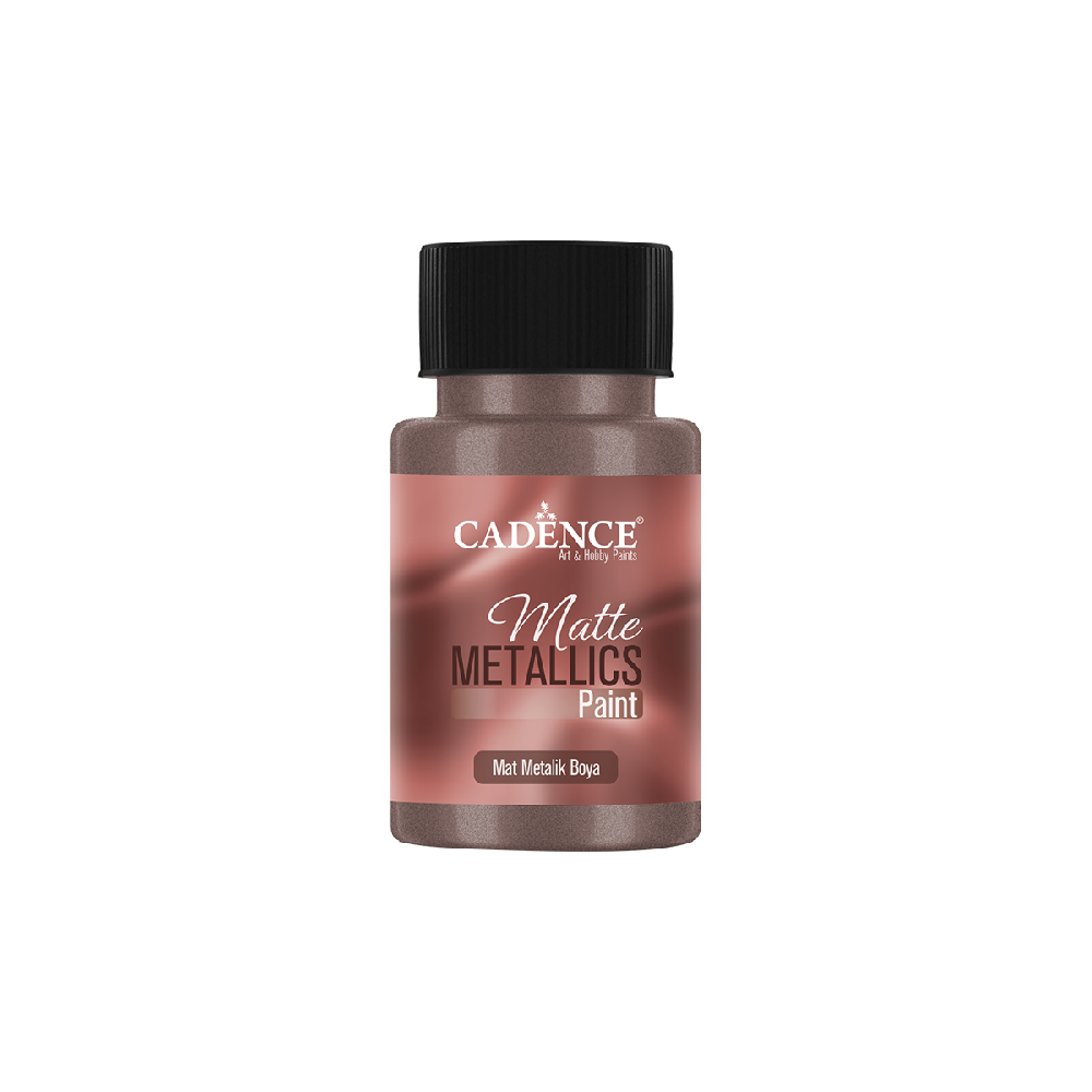Cadence Matte Metallic Paint Brown 50ml
