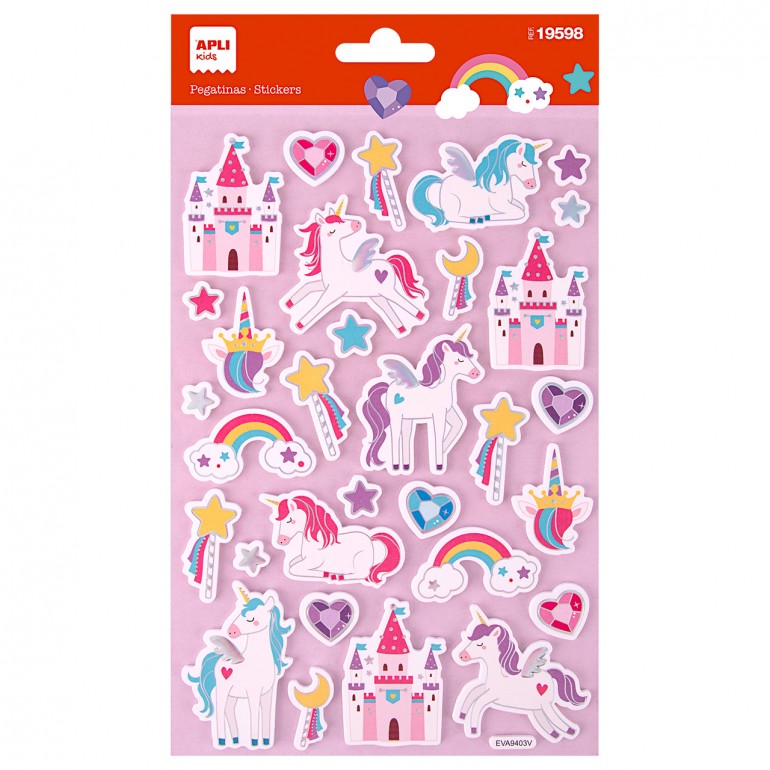Apli Unicorn Stickers 32 pieces