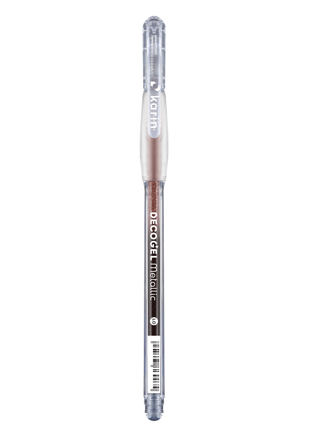 Karin Decogel 1.0 Gelpen Metallic Brown