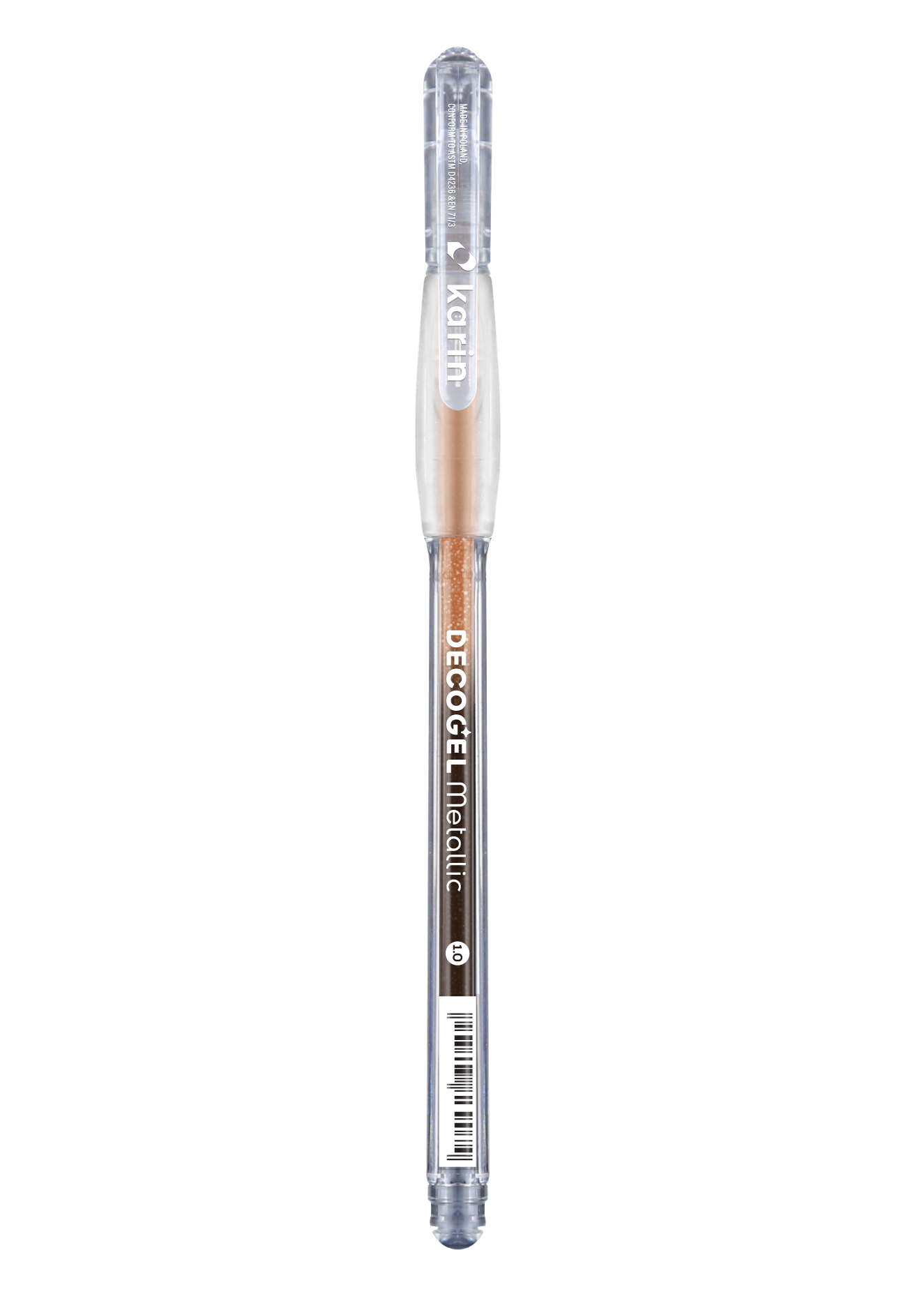 Karin Decogel 1.0 Gel Pen Metallic Y. Orange