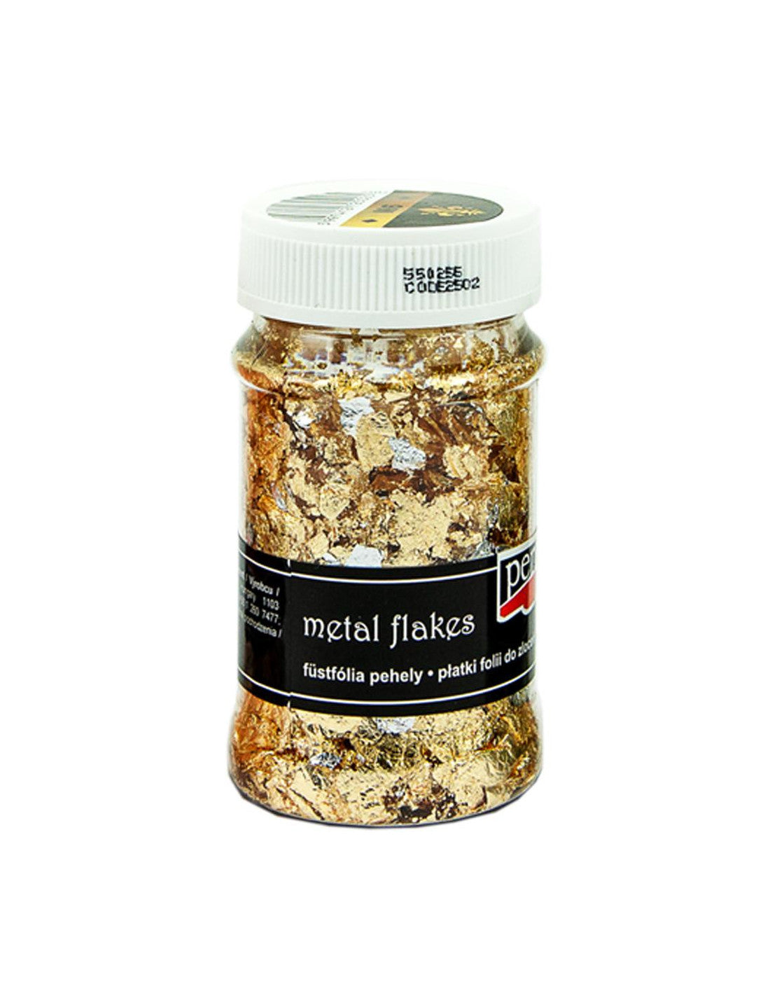 Pentart Metalen Vlokken Mixed Goud & Zilver 100ml M6