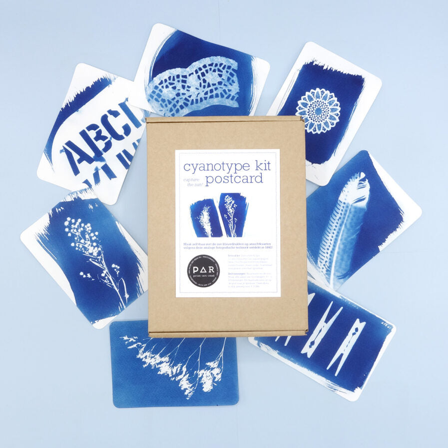 PAR Cyanotypie-Set Postkarte