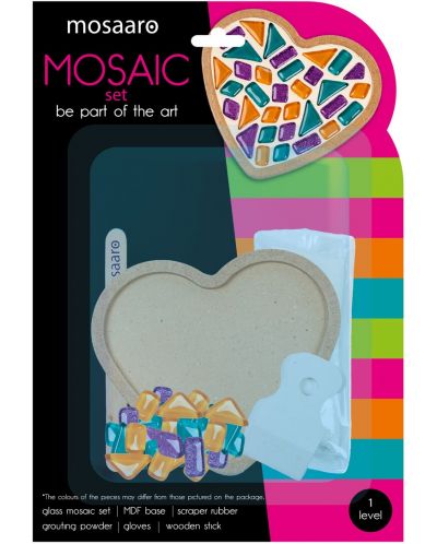 Mosaaro Mosaic set Glass Mosaic Heart MA1007