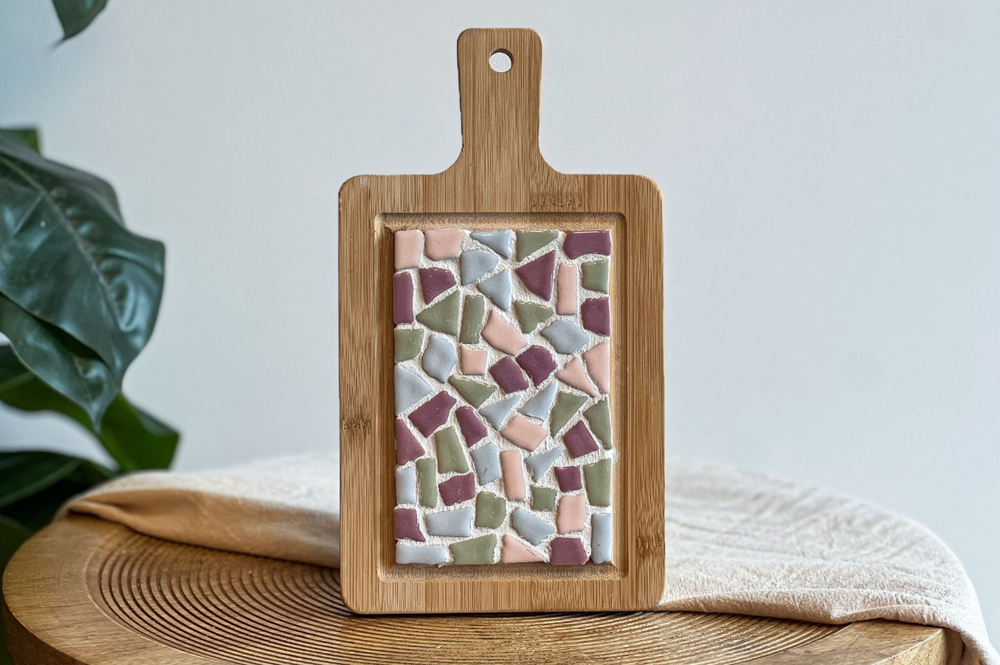 LC DIY Pakket Mozaïek Borrelplank Klein Pastel