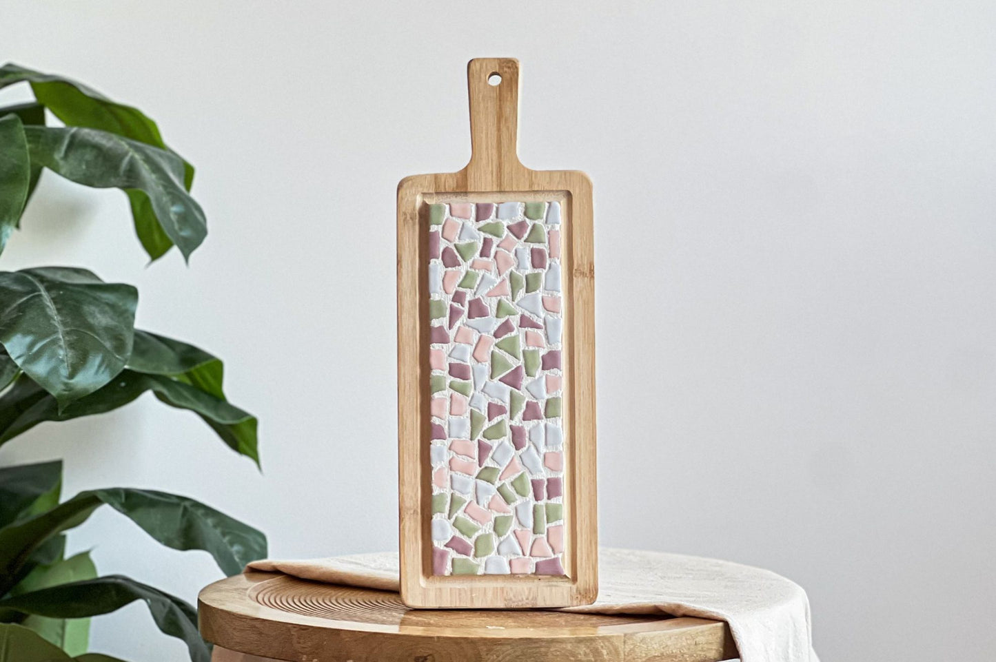 LC DIY Pakket Mozaïek Borrelplank - Pastel