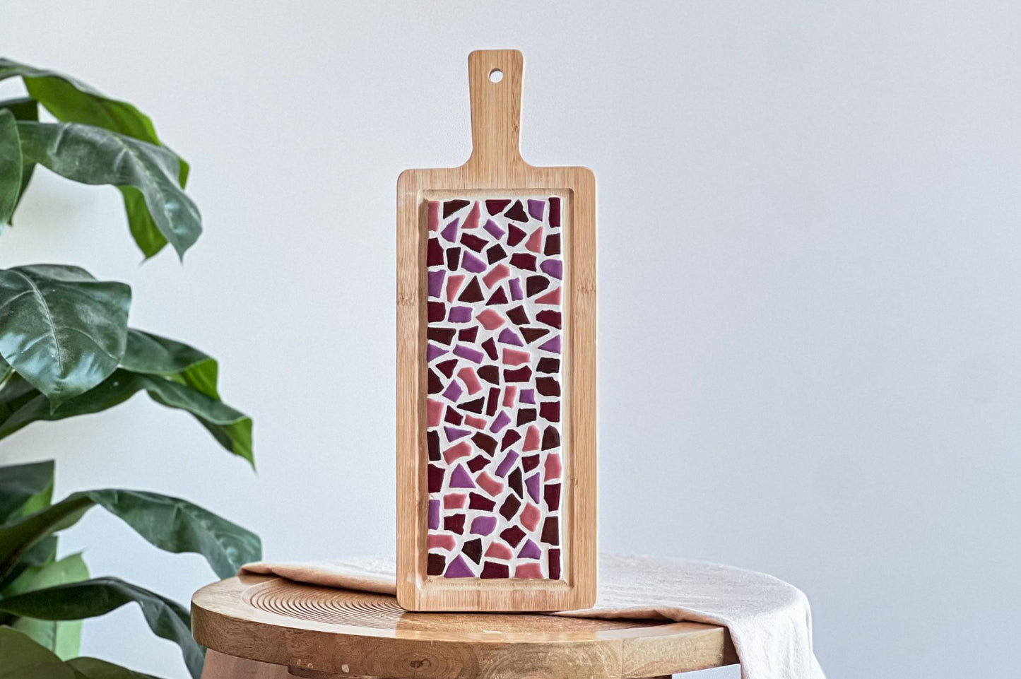 LC DIY Pakket Mozaïek Borrelplank - Roze