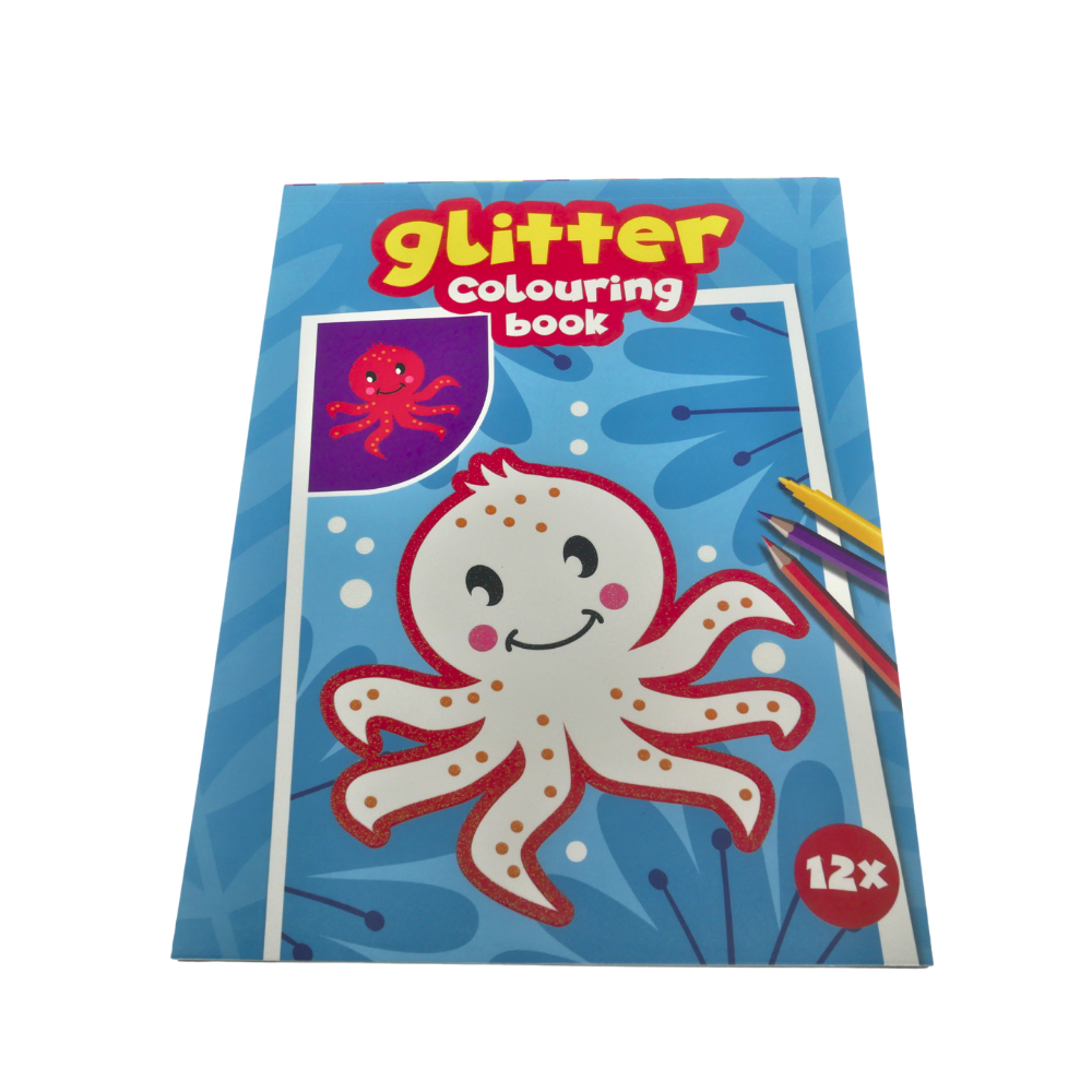 Wins Glitter Kleurboek Oceaan 24 x 18 cm