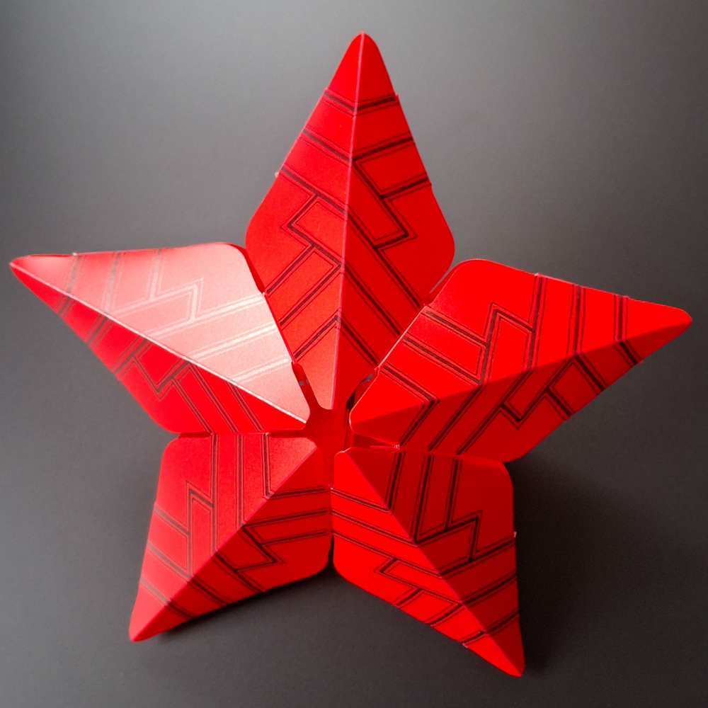 Sheedz Lampvorm Kerstster Rood