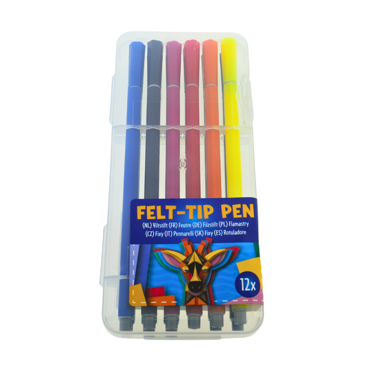 Wins Viltstiften Set 12 Kleuren
