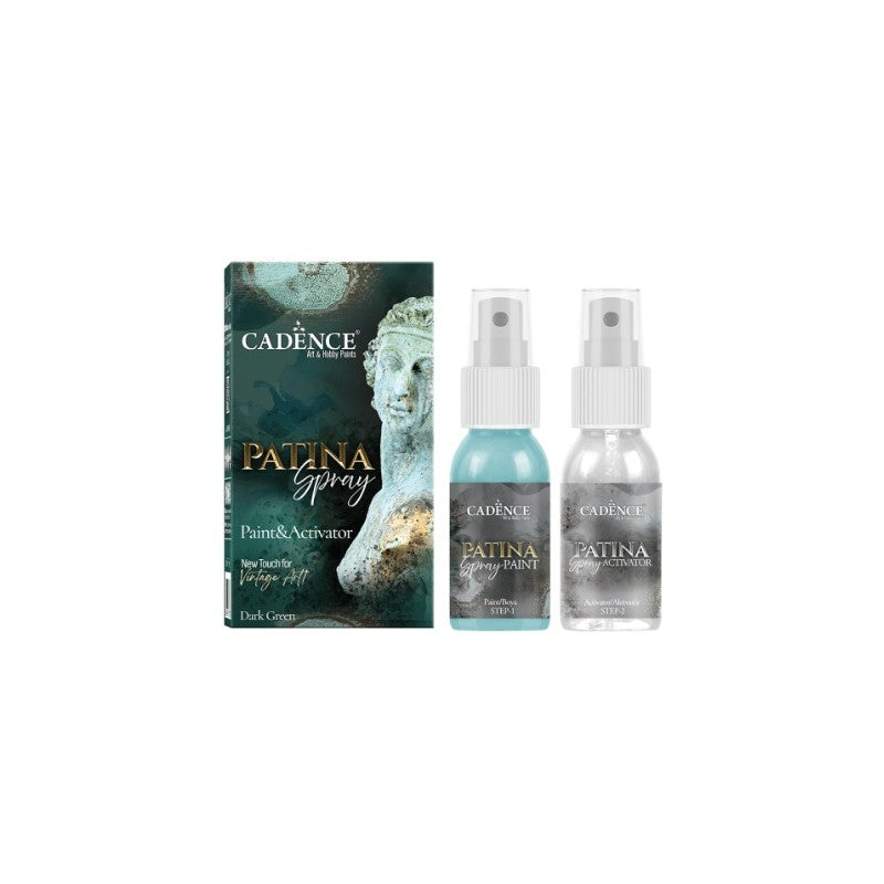 Cadence Patina Spray Paint Set Dark Green 50ml + 50 ml