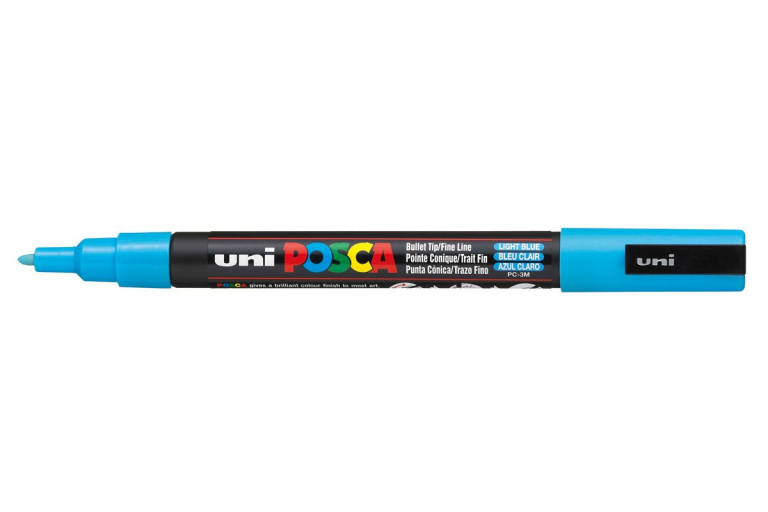 Uni Posca Verfmarker 3M Lichtblauw