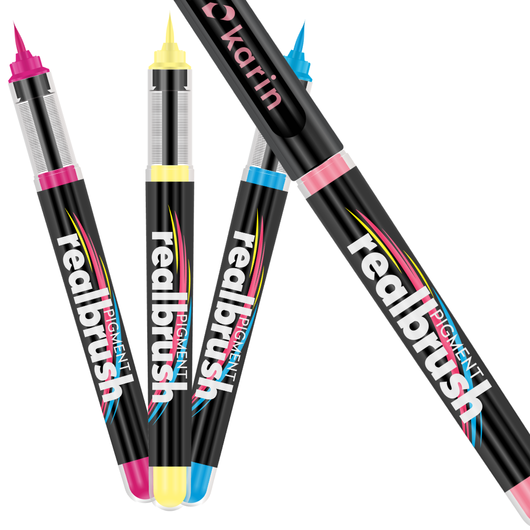 Karin Realbrush Pigment Acryl 442U Neutralgrau 2