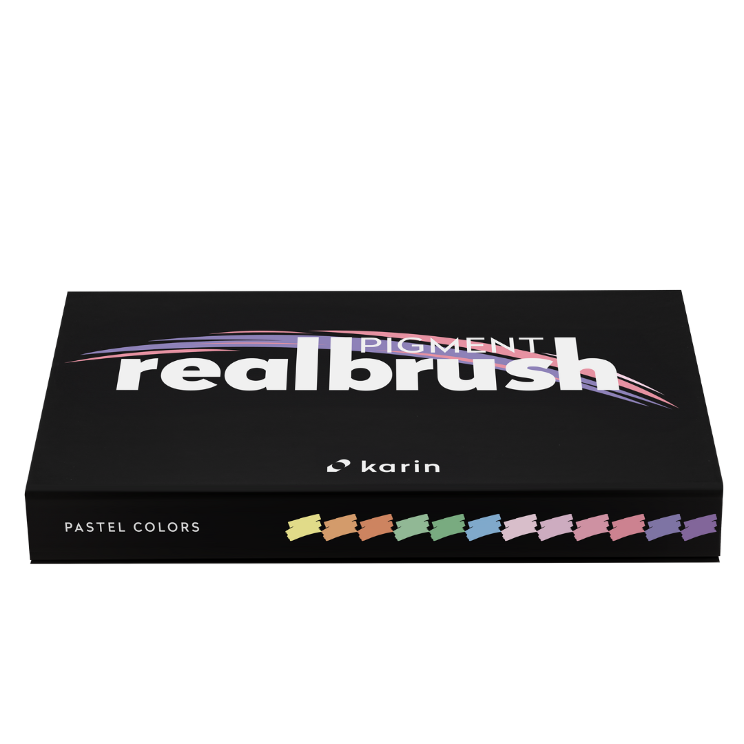 Karin Realbrush Pigment-Set Pastellfarben Kollektion 12 Farben