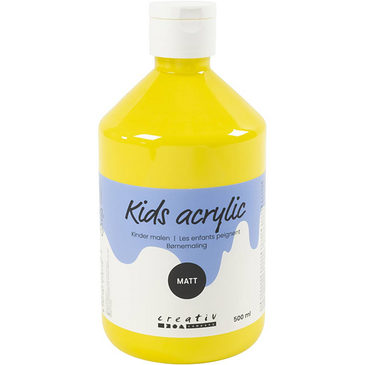 CC Acrylverf Mat Primair Geel 500 ml