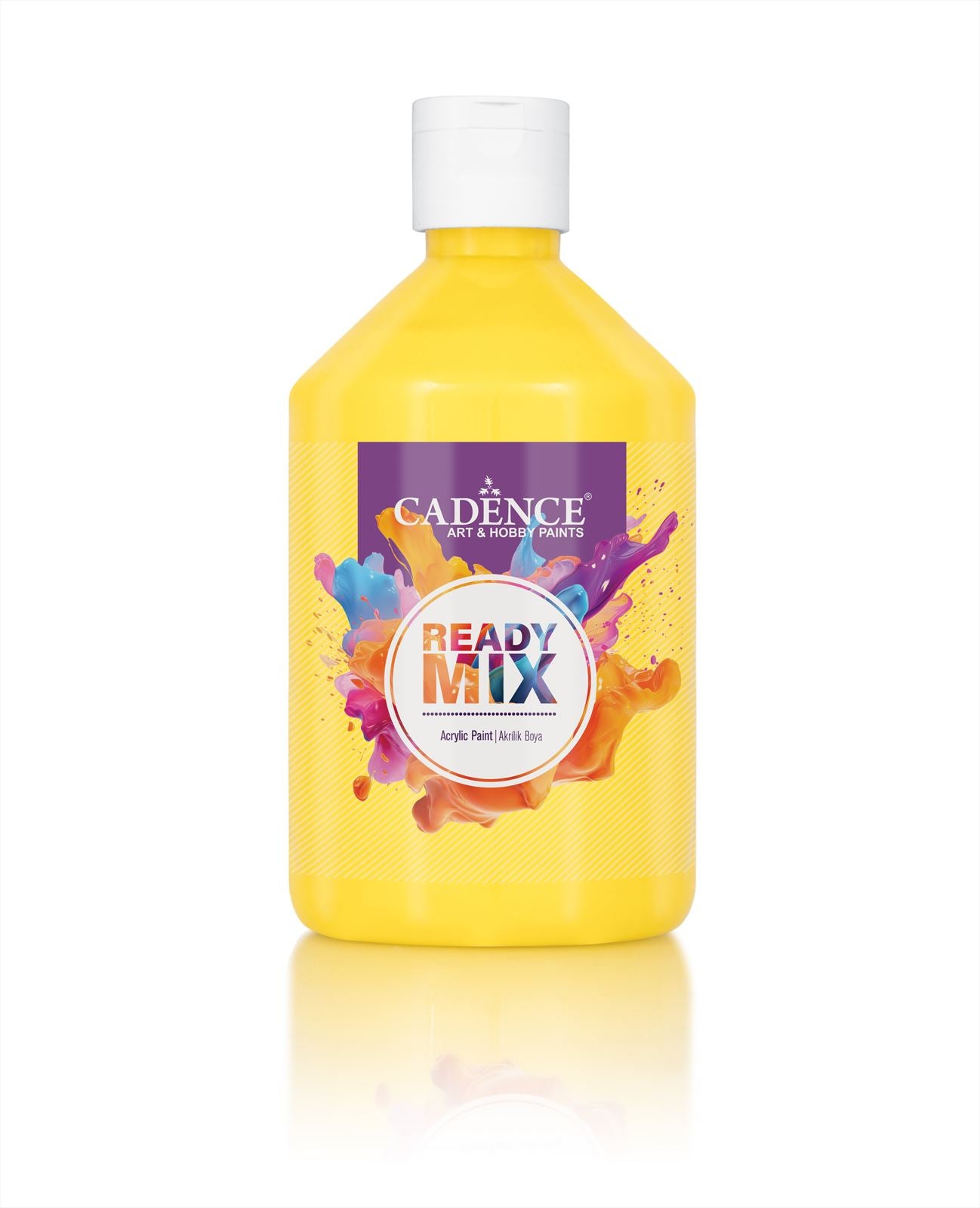 Cadence Ready Mix Acrylfarbe Matt 500 ml Gelb