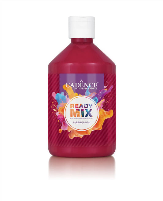Cadence Ready Mix Acrylverf Mat 500 ml Primair Rood