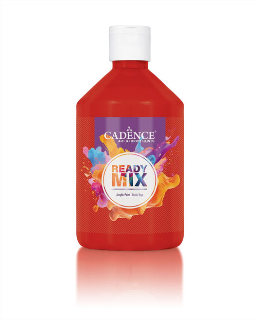 Cadence Ready Mix Acrylverf Mat 500 ml Rood