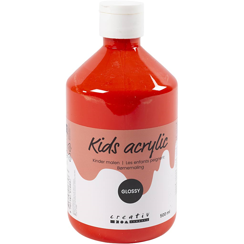 CC Acrylfarbe Glanz Rot 500 ml