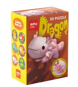 Apli Puzzle Drachen Rot