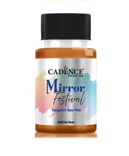 Cadence Mirror Festival Transparante Glasverf Antique Gold 50 ml