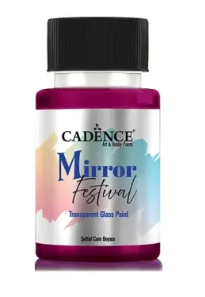 Cadence Mirror Festival Transparente Glasfarbe Fuchsia 50 ml