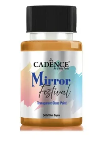 Cadence Mirror Festival Transparante Glasverf Gold 50 ml