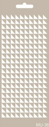 Cadence Mixed Media Stencil MU36 10x25 cm Triangles
