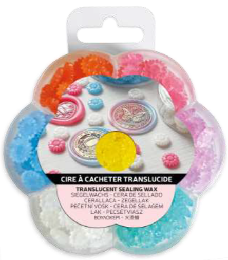 Aladine Zegel Wax Set Glow 7 Kleuren