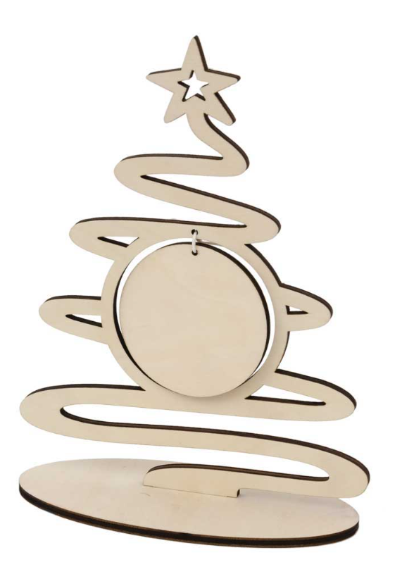 Weihnachtsbaum Form 18,5 x 24,5 x 0,6 cm