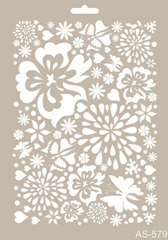 Cadence Sjabloon Bloemen AS579 A4