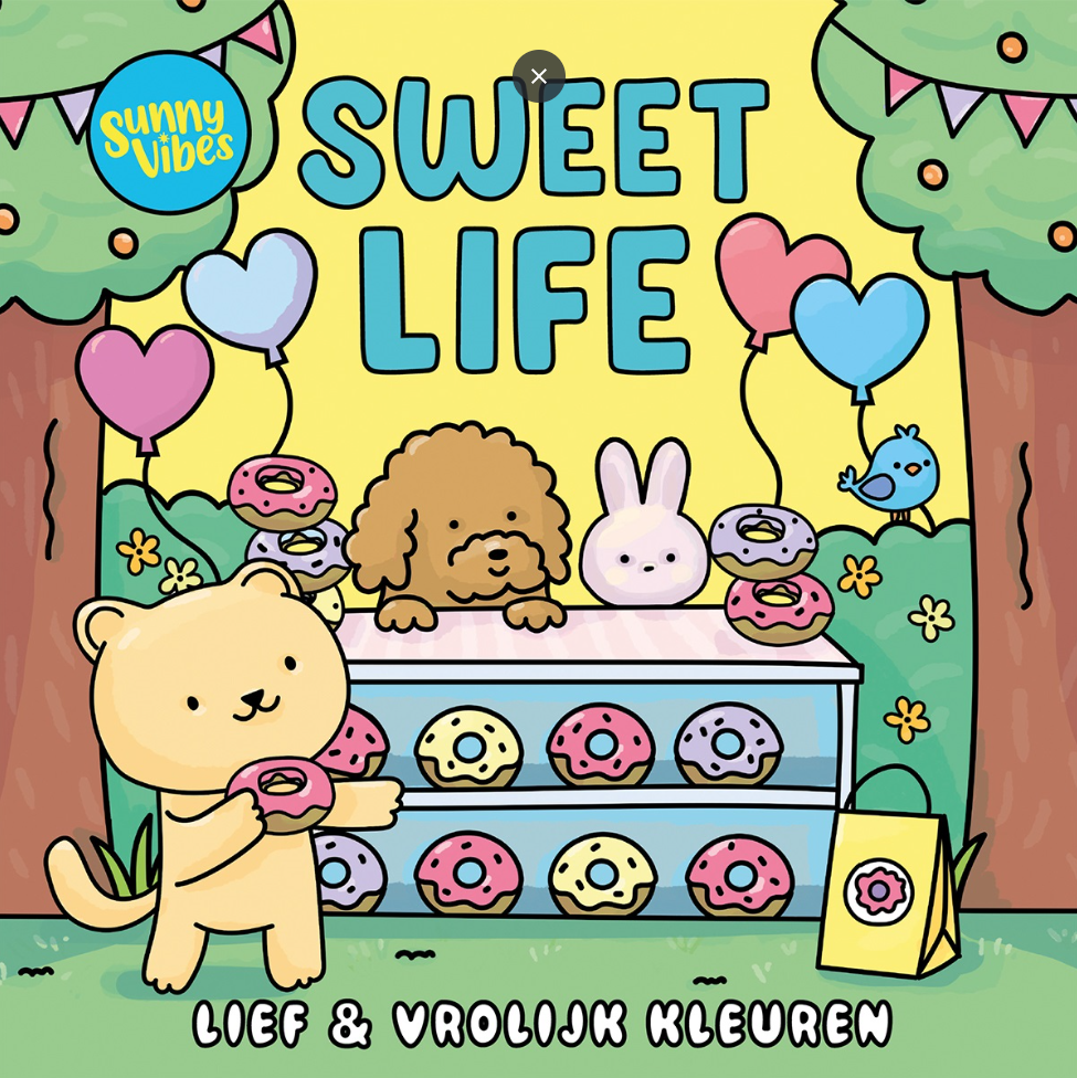 Die Laterne Malbuch Sunny Vibes - Sweet Life L: 25 x B: 25 x T: 0,5 cm