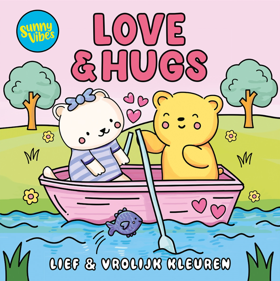 De Lantaarn Malbuch Sunny Vibes - Love & Hugs L: 25 x B: 25 x T: 0,5 cm