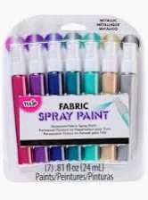 Tulip Textilspray-Set Metallic 6 Farben à 24ml