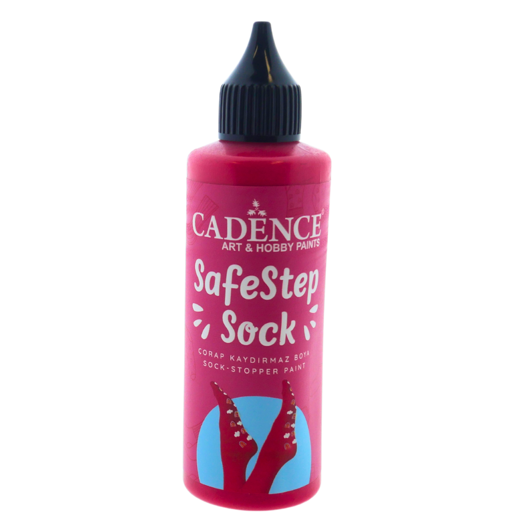 Cadence SafeStep Sock-Stop Anti-Slip Verf Red