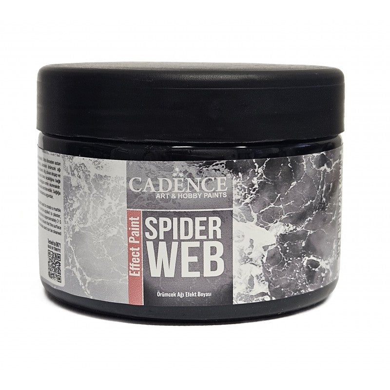 Cadence Spinnenweb Effectverf Zwart 150ml