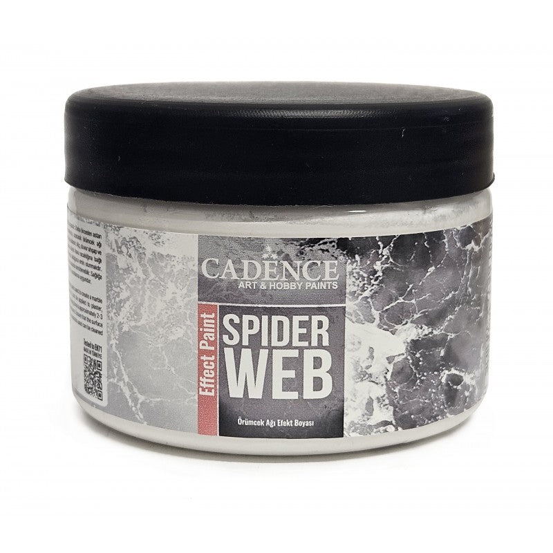Cadence Spinnenwebeffektfarbe Weiß 150ml