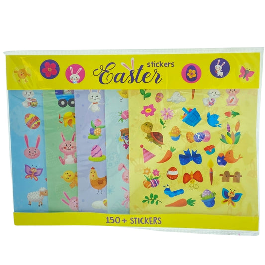 Wins Pasen Stickers Set 5 vel 12,7 × 15 cm