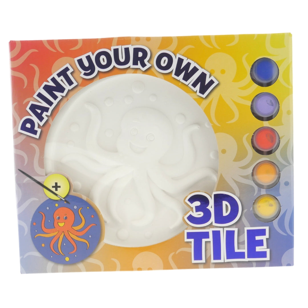 Wins 3D Tile Painting Set 17.5 cm Underwater