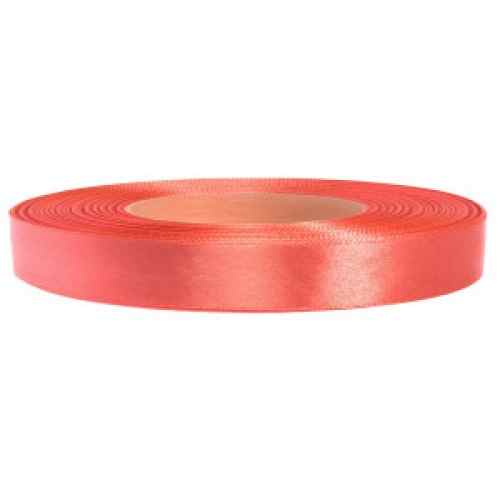 Satijnlint 12 mm 32 m Licht Koraal