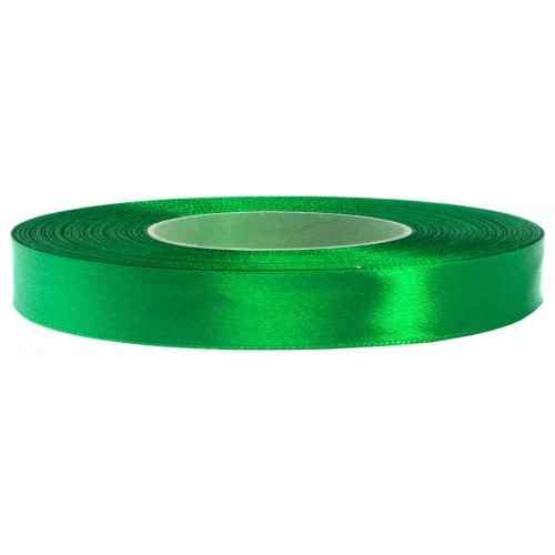 Satijnlint 12 mm 32 m Grasgroen