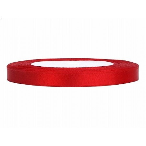 Satinband 6 mm 25 m Rot
