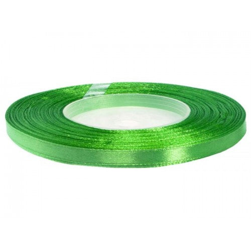 Satijnlint 6 mm 32 m Heldergroen
