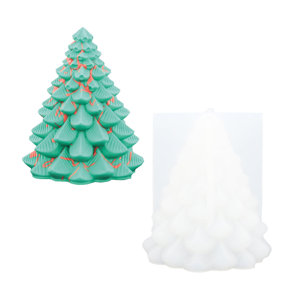 Jesmonite Siliconen mal  Kerstboom 8,4cm x 9,2cm